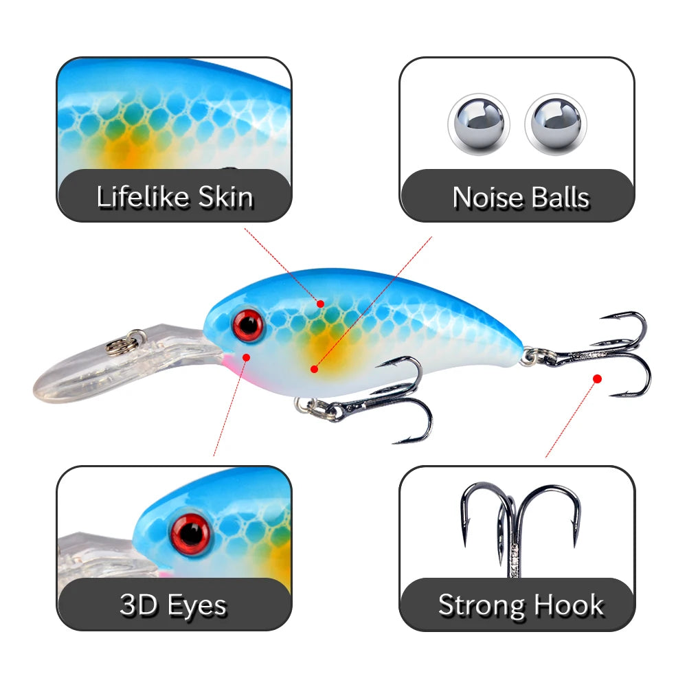 Crankbait Wobbler Fishing Tackle