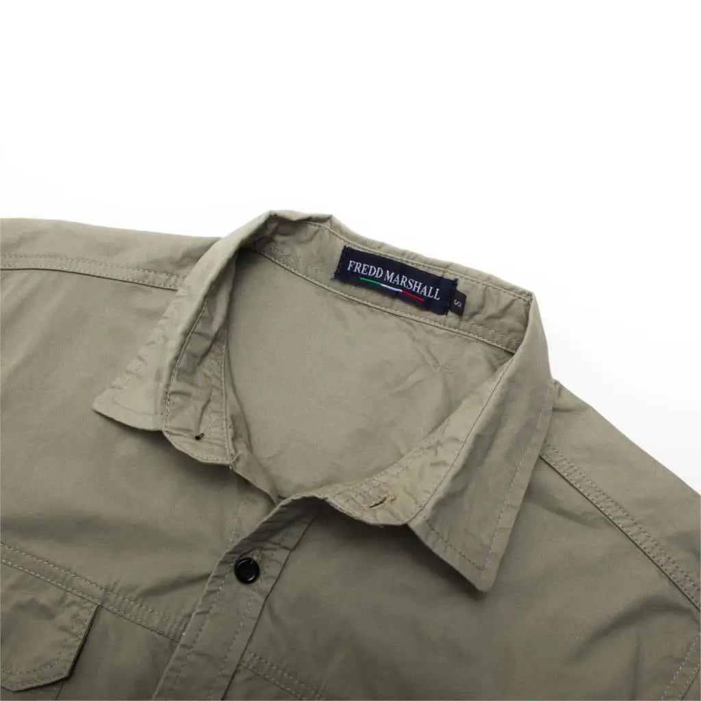 Men Short Sleeve Cargo Shirts