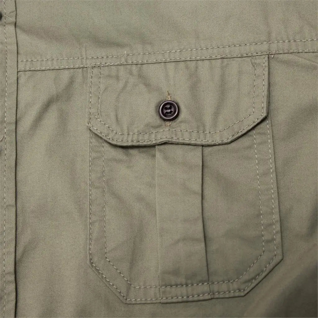 Men Short Sleeve Cargo Shirts