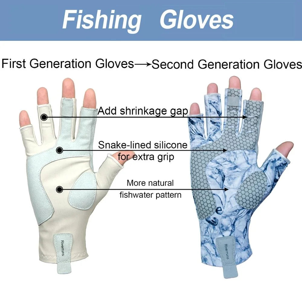 Fingerless Fishing Gloves