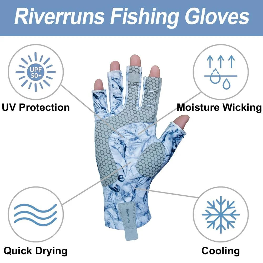 Fingerless Fishing Gloves