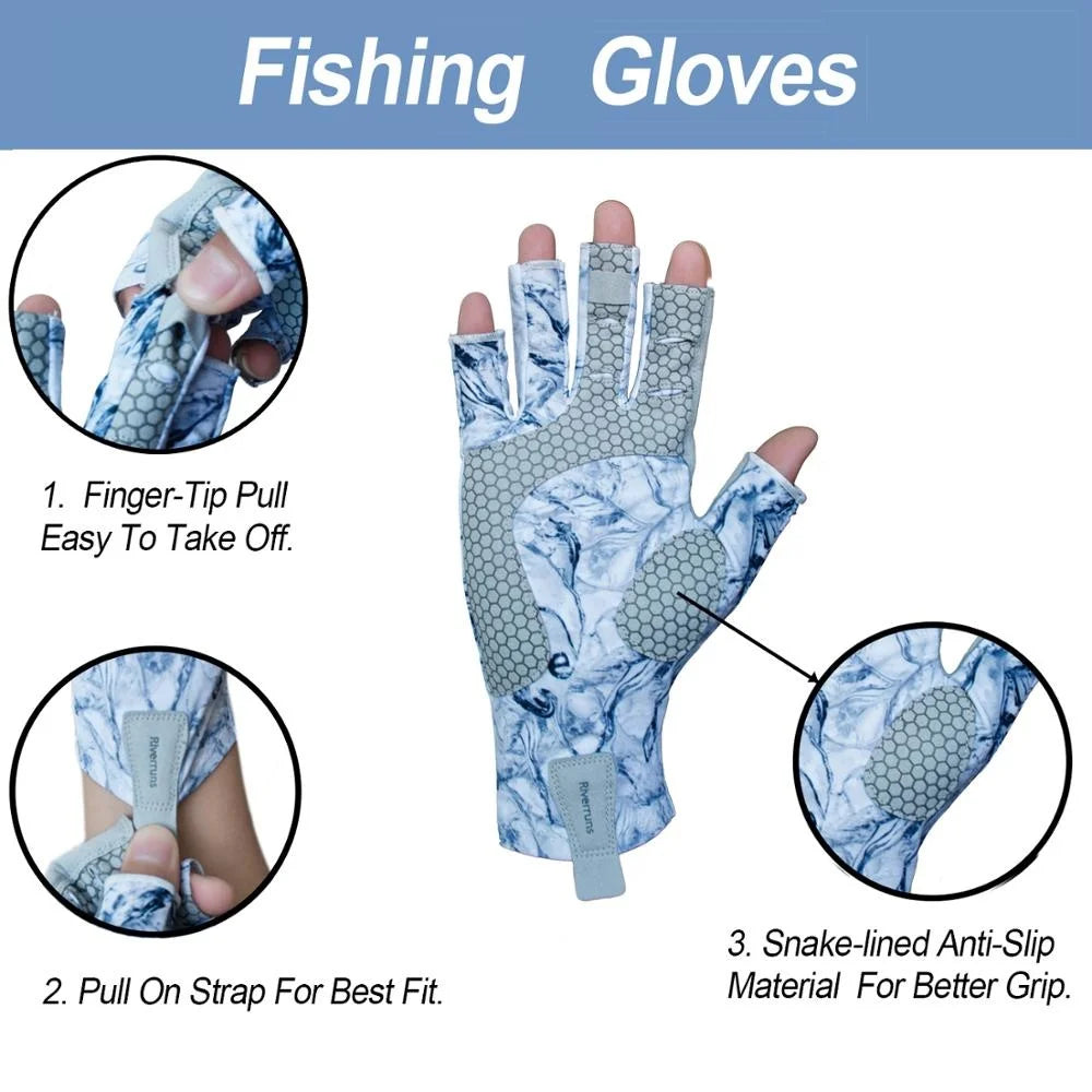 Fingerless Fishing Gloves