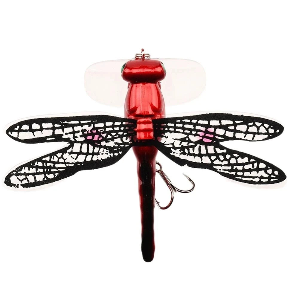 Topwater Dragonfly Dry Flies Insect Fly Fishing Lure 6.2g 75mm Trout Popper Artificial Bait Wobblers For Trolling Hard Lure 1Pcs
