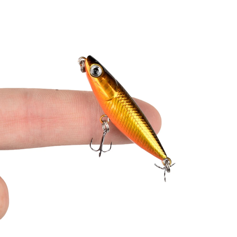 1PCS 1.8g Mini Floating Pencil Fishing Lures Top Water Dogs Hard Lure Baits Wobbler Artificial Hard Bait Pesca Fishing bait 
