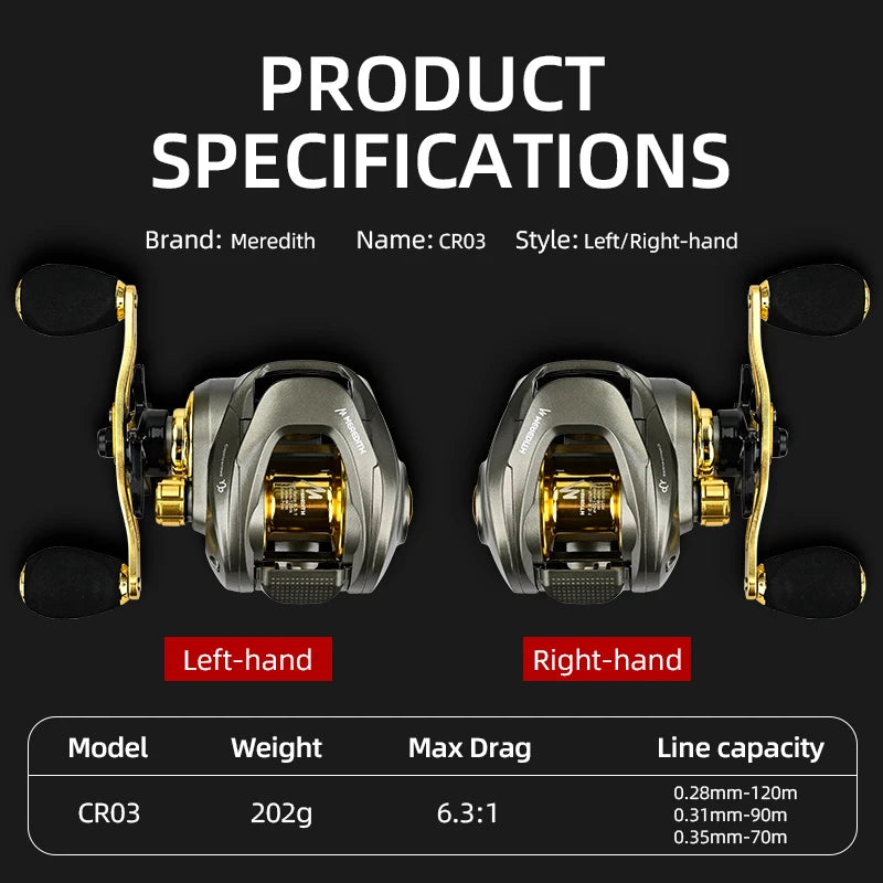 Magnetic Brake System Ultralight Fishing