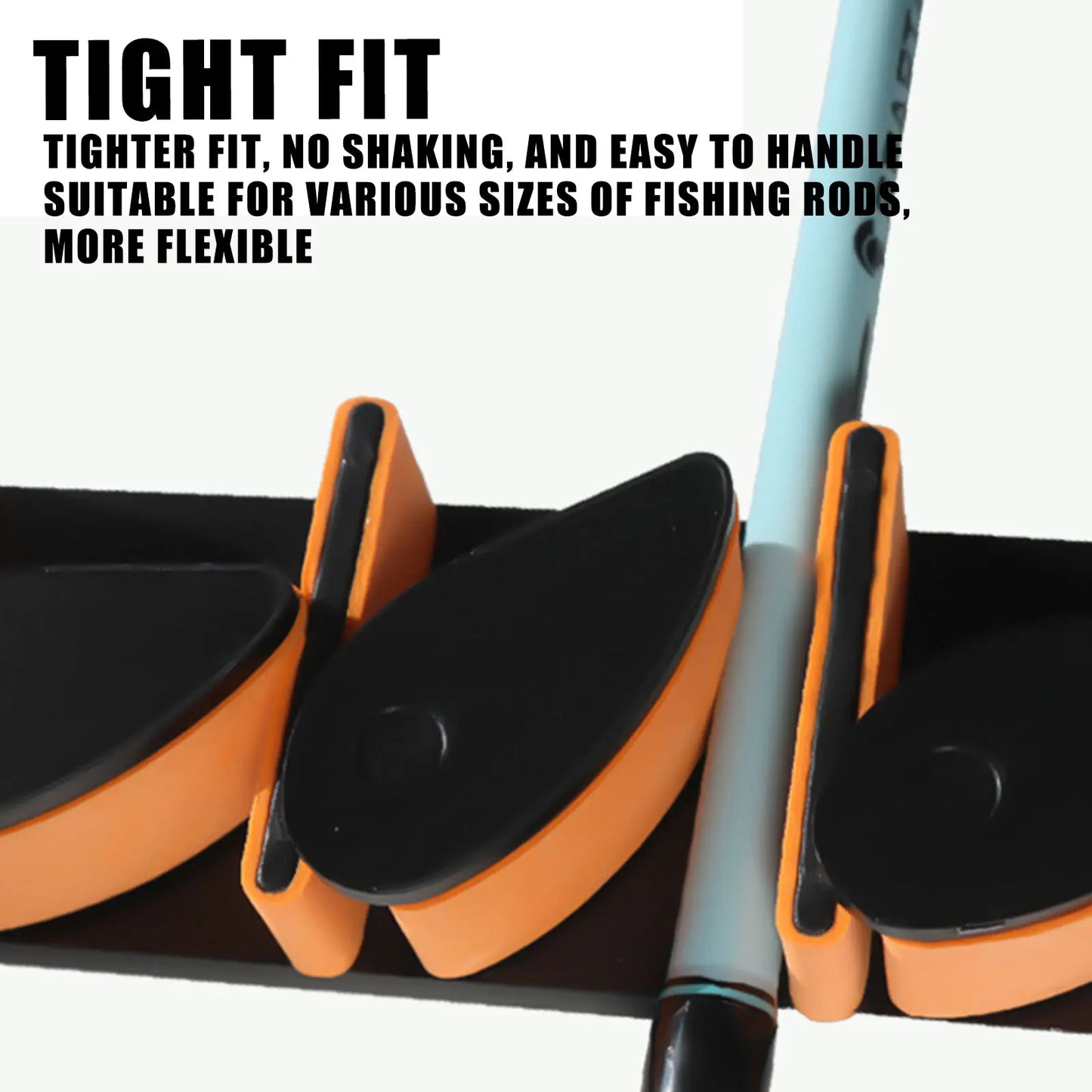 New Wall Fishing Rod Holder Multifunctional Indoor Fishing Pole Rack Non-slip Wear-resistant Tackle Tools for Garage Cabin Basem