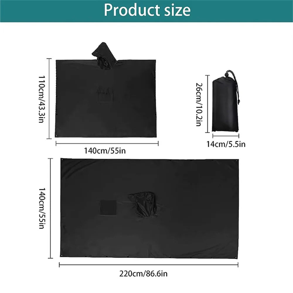 Raincoat Hooded Sleeve