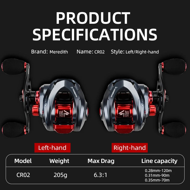 Magnetic Brake System Ultralight Fishing