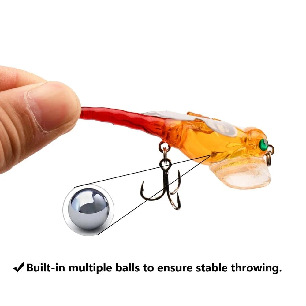 Topwater Dragonfly Dry Flies Insect Fly Fishing Lure 6.2g 75mm Trout Popper Artificial Bait Wobblers For Trolling Hard Lure 1Pcs