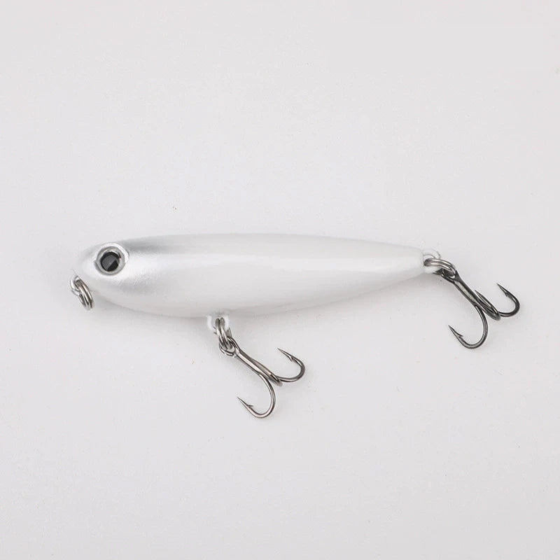 50mm 2.8g Testar Fishing Topwater Lure Surface Walk The Dog Wobblers Stickbait Floating Micro Pencil Walker for Bass Pike Trout