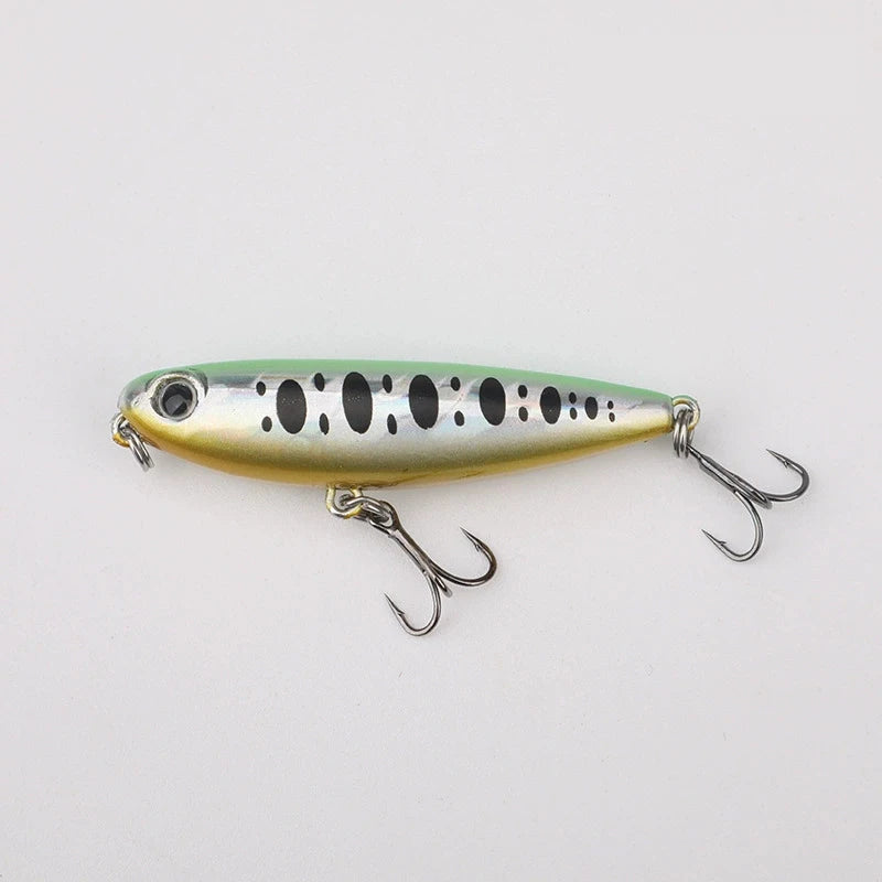 50mm 2.8g Testar Fishing Topwater Lure Surface Walk The Dog Wobblers Stickbait Floating Micro Pencil Walker for Bass Pike Trout