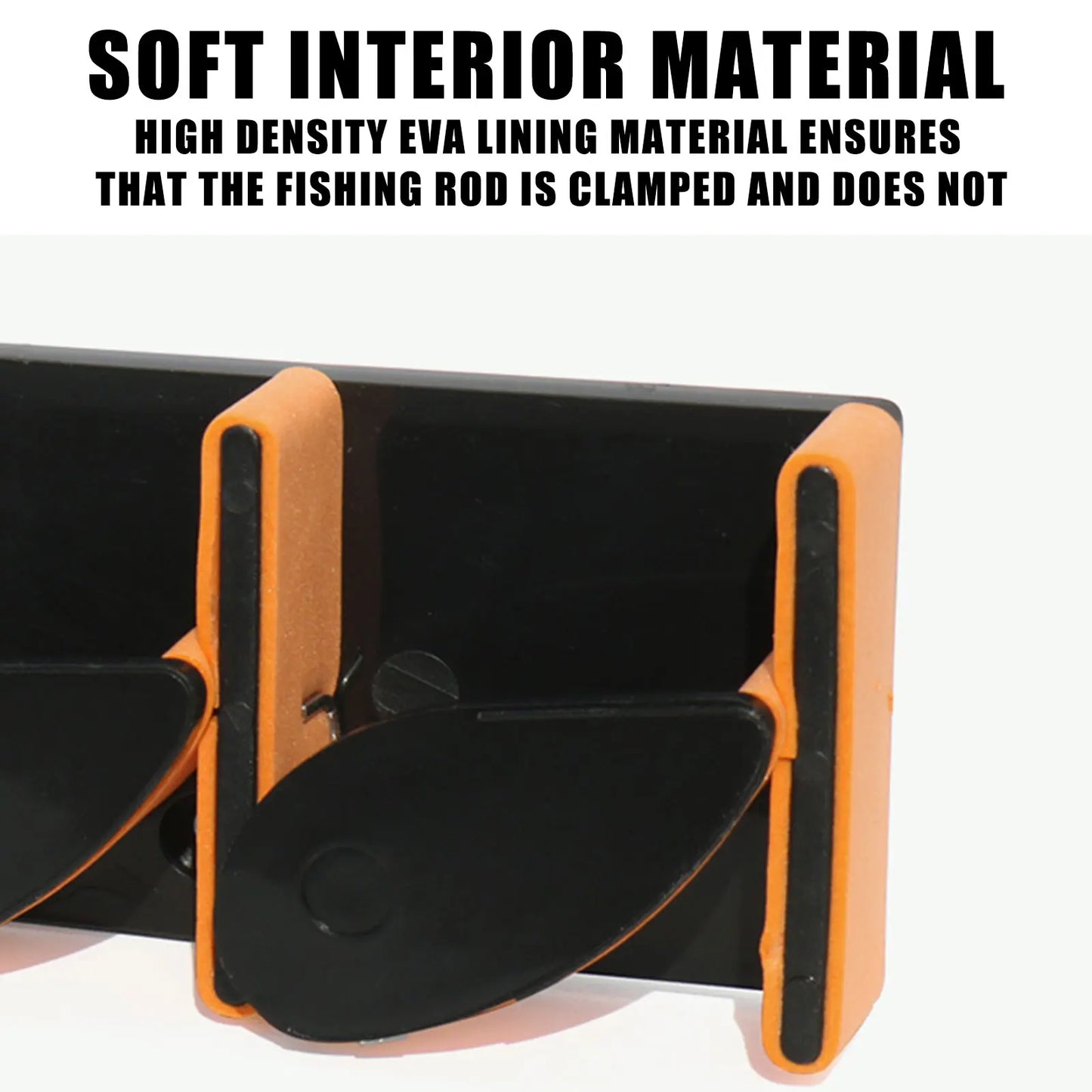 New Wall Fishing Rod Holder Multifunctional Indoor Fishing Pole Rack Non-slip Wear-resistant Tackle Tools for Garage Cabin Basem
