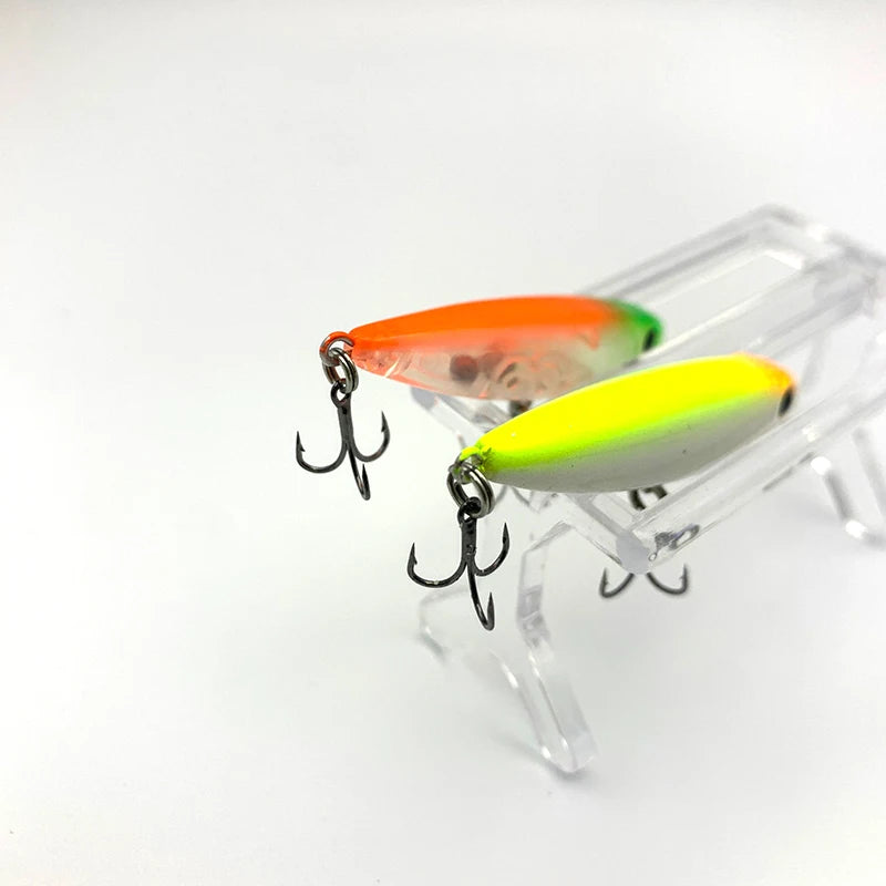 50mm 2.8g Testar Fishing Topwater Lure Surface Walk The Dog Wobblers Stickbait Floating Micro Pencil Walker for Bass Pike Trout