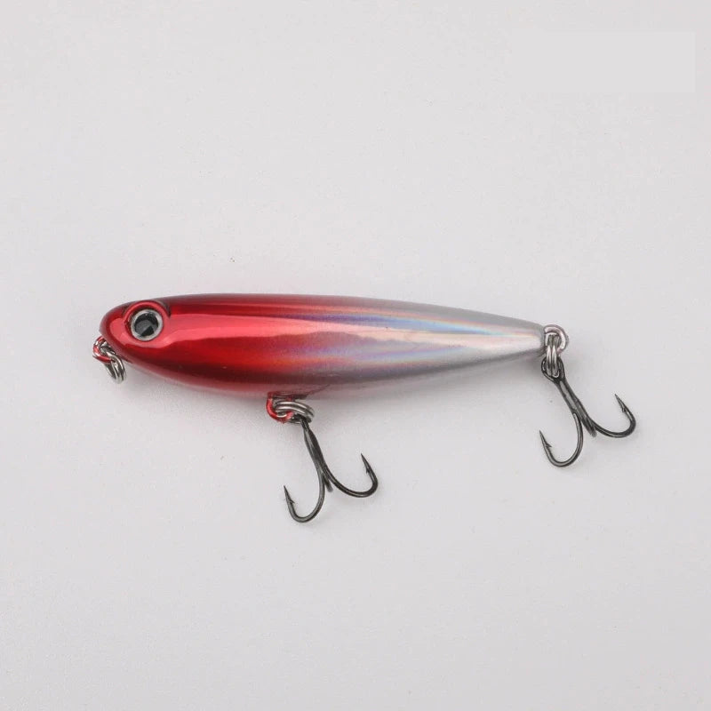50mm 2.8g Testar Fishing Topwater Lure Surface Walk The Dog Wobblers Stickbait Floating Micro Pencil Walker for Bass Pike Trout