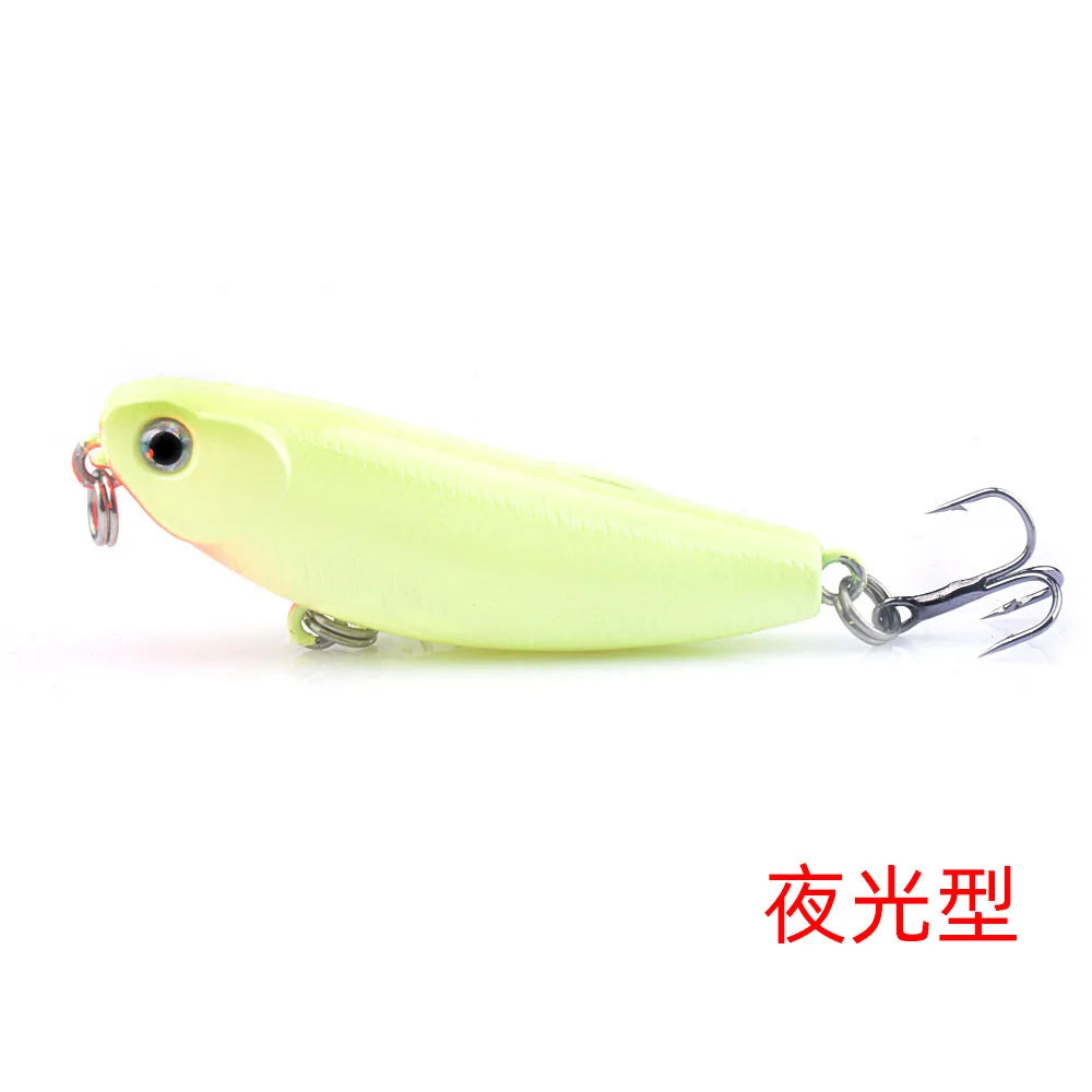 1Pcs Floating Pencil Fishing Lure 5.7cm 4.8g Top Water Dogs Hard Lures Baits Wobblers Artificial Hard Bait Pesca Fishing Tackle