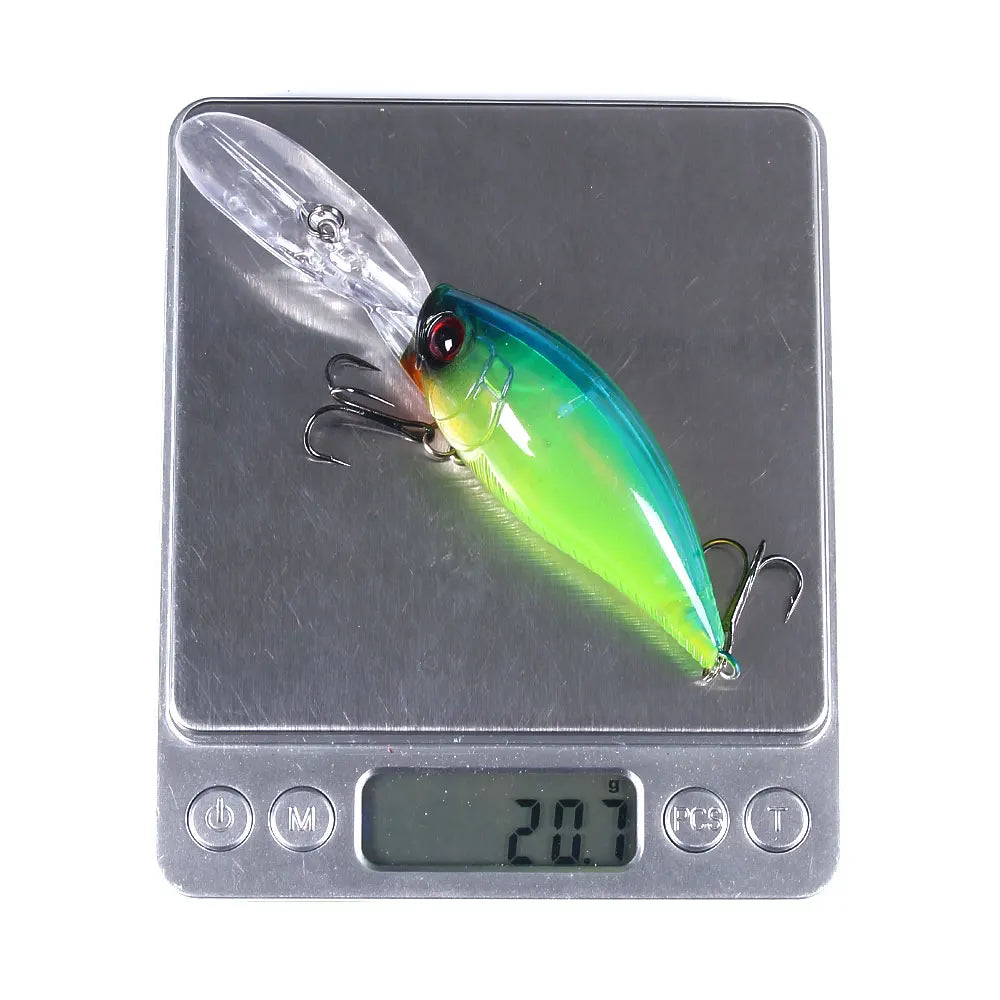 Hengjia 12.5cm 20.5g Crankbait leurre Fishing Lure Pike Carp Fishing Artificial Hard Bait Wobbler Crankbait Fishing Tackle